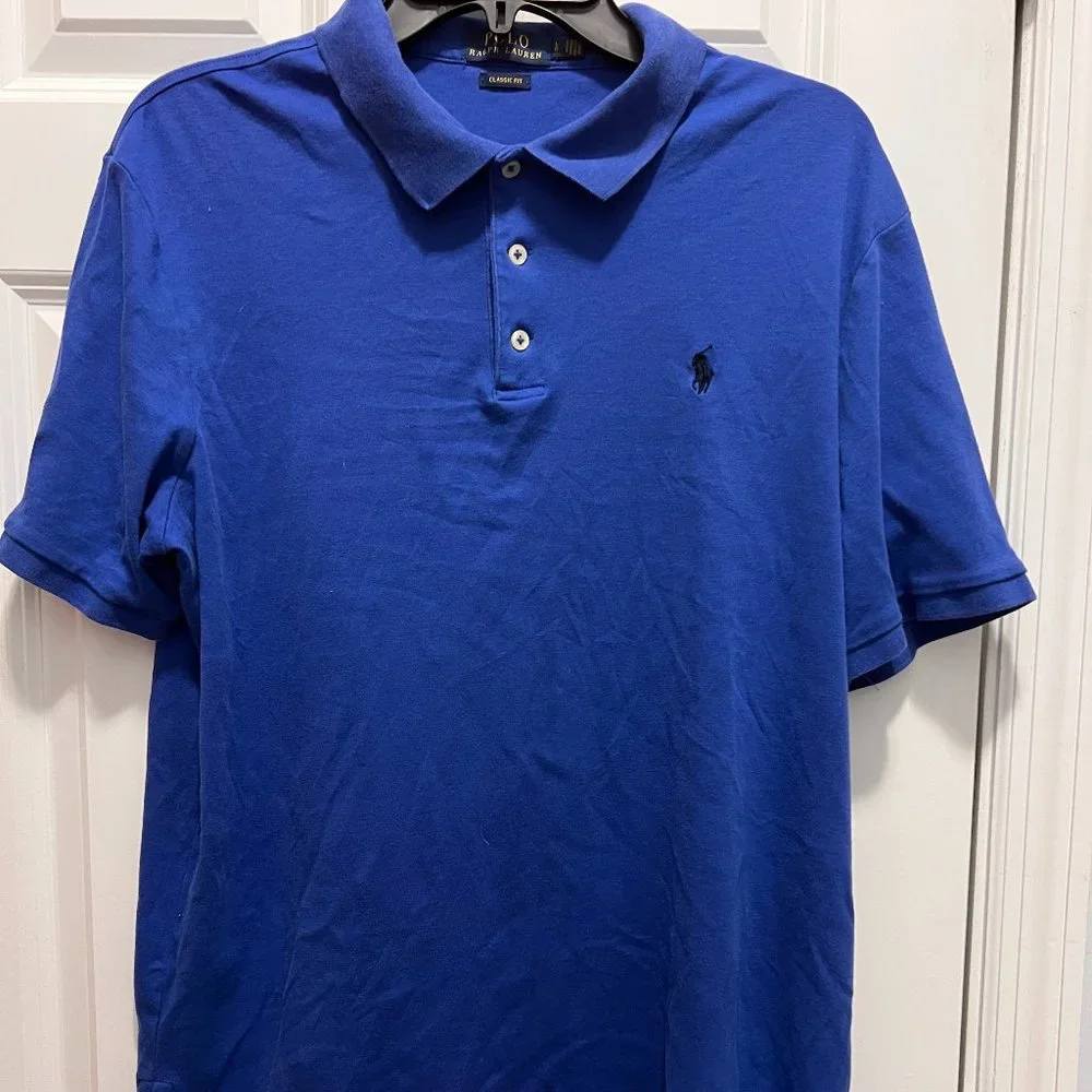 Ralph Lauren Men's large polo blue size large